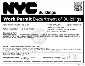 NYC Permit